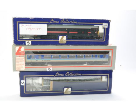 Model Railway Comprising Lima No. 31452 Fragonset, 52443 BR Class 156, L205093 Diesel Locomotive 31 5518.  All look to be wit