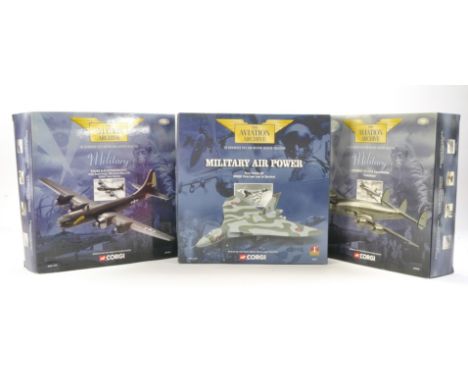 Corgi Diecast Model Aircraft comprising group 1) No.AA30402 Military Lockheed VC-121A Constellation "Columbine", 2) No.48303 