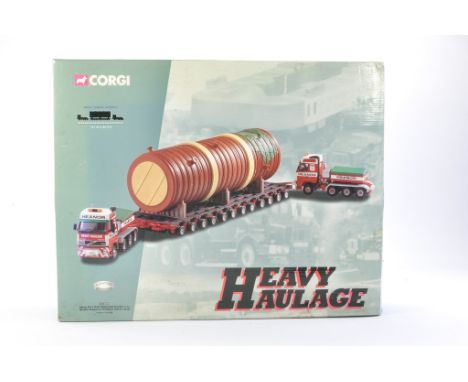 Corgi Diecast Model Truck comprising Heavy Haulage issue, as follows No. CC12403 Volvo FH 4 Axle Ballasted Tractor x2, Nicola