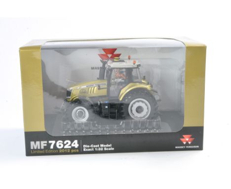 Universal Hobbies 1/32 Massey Ferguson 7624 Machine of the Year Winner Edition Tractor. Excellent and secured in box with no 