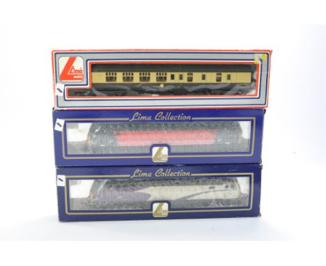 Model Railway Comprising Lima No. 305333W BR MK1, 204761 Class 47814, 204753 Class 47807. All look to be without fault in ori