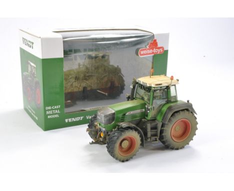 Weise Toys 1/32 Fendt 926 TMS Tractor. Weathered. Looks to be excellent, has been displayed, comes with original box. 