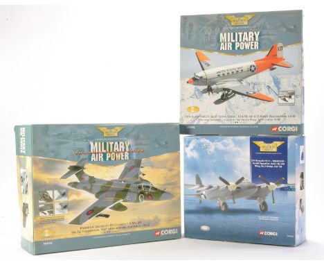 Corgi Diecast Model Aircraft group comprising 1) No. AA30002 Douglas R4D-5 "Que SERA SERA", 2) AA328002 DH Mosquito FB VI, 3)