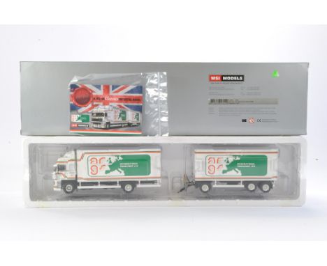 WSI Model Truck Issue comprising 1/50 DAF 3600 Space Cab 4x2 Combi in the livery of ARGS. Limited Edition. Looks to be excell