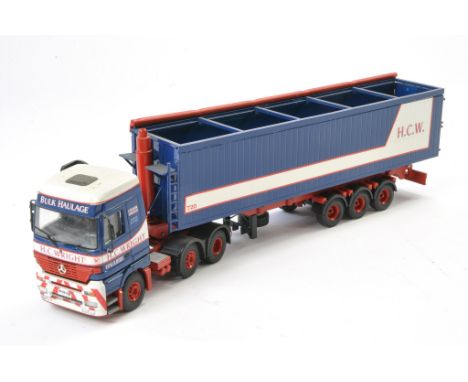 Code 3 / custom exclusive 1/50 model truck issue (from The Allan Marshall collection) comprising Mercedes Bulk Tipper in the 