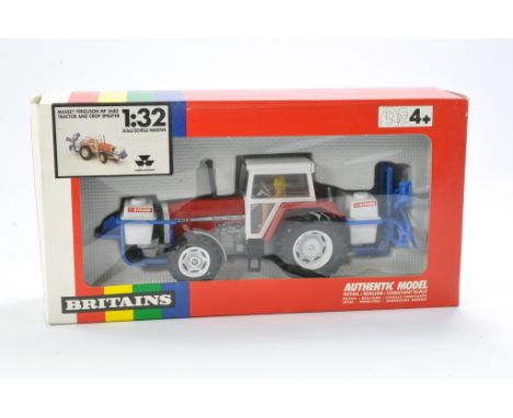 Britains No. 9607 Masset Ferguson 3680 Tractor and Crop Sprayer. Excellent in Excellent box. 