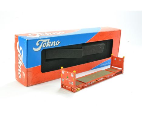 Tekno Diecast Model Truck comprising No. 71942 Hyundai Flat Rack Container. Appears to be good to very good in original box. 