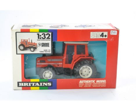 Britains 1/32 No. 9503 SAME 170 Turbo Tractor. Looks to be excellent in generally very good box. Minor storage wear only. 