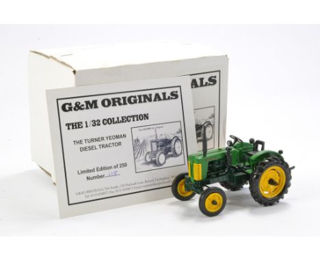 G&amp;M Originals 1/32 Turner Yeoman Diesel Tractor. Looks to be without fault with original box and certificate. 