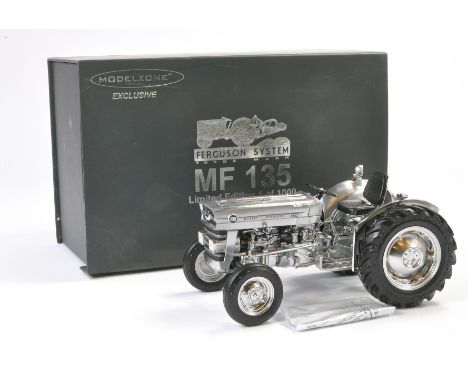 Universal Hobbies for Modelzone 1/16 Massey Ferguson 35X Chrome Edition Tractor. Looks to be without obvious sign of fault in