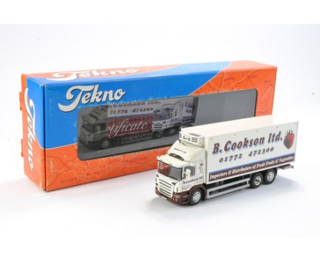Tekno Diecast Model Truck comprising No. 091006  Special Scania in livery of Cookson. Appears to be generally good in origina