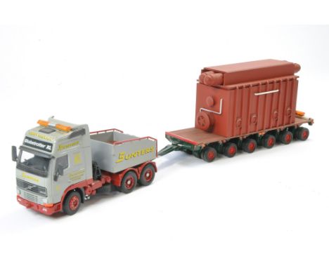 Bespoke 1/50 code 3 / custom exclusive model truck issue (from The Allan Marshall collection) comprising Volvo Ballast Tracto