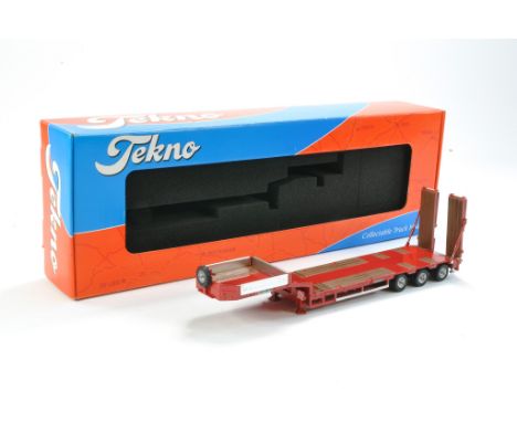 Tekno Diecast Model Truck comprising No. 55012 Goldhofer with Semi-Loader 3 axle in livery of Model Marris. Appears to be gen