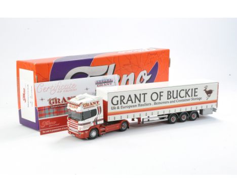 Tekno Model Truck Issue comprising 1/50 Scania 4 Series Topline I the livery of Grant of Buckle. Limited Edition 83 of 150. L