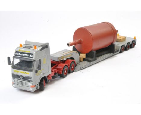 Bespoke 1/50 code 3 / custom exclusive model truck issue (from The Allan Marshall collection) comprising Volvo Low Loader wit