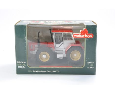 Weise Toys 1/32 No. 1004 Schluter Super Trac 2000 TVL Tractor. Looks to be without fault and secure in original box. 