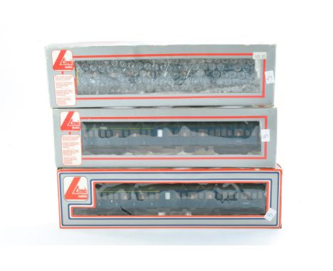Model Railway Comprising Lima No. 205145W Class 117 TCL, 205145A5 Coach CL 117, 205138A5 Dummy CL 117. All look to be without