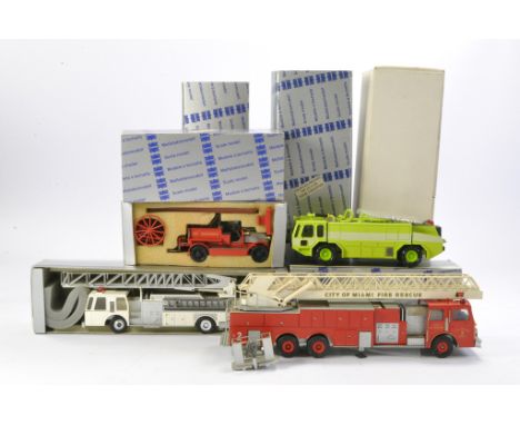 Fire and Rescue model issues comprising Conrad No. 5506 Emergency One-Hush Fire Ladder, Conrad Vintage London Fire Brigade Fi