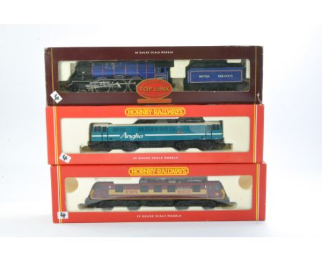 Model Railway Comprising Hornby No. R2110 EWS Bo-Bo Electric Class 90 Locomotive, R2120 Anglia Railways Bo-Bo Electric Class 