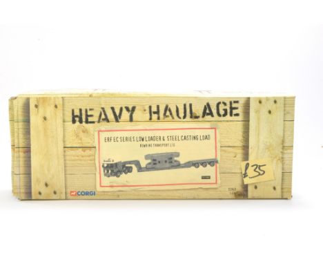 Corgi Diecast Model Truck comprising Heavy Haulage issue, as follows No. CC11909 EFR EG Series Low loader &amp; Steel Casting