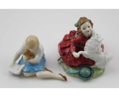 TWO ROYAL DOULTON CERAMIC FIGURES, 'My Pet' HN2238 and 'Home Again' HN2167 (2) 