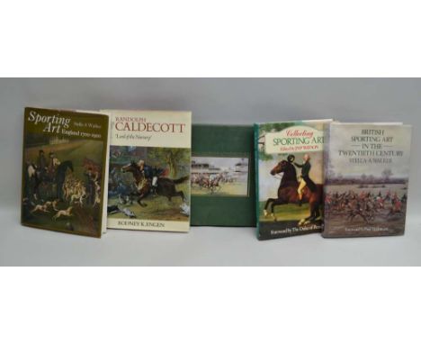 STELLA A WALKER 'British Sporting Art in the 20th Century' 1989 Sportsmans Press, London and 'Sporting Art England 1700-1900'