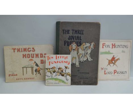 E D CUMING 'The Three Jovial Puppies', published Blackie &amp; Sons, London, illustrated by J A Shepherd with inscription fro