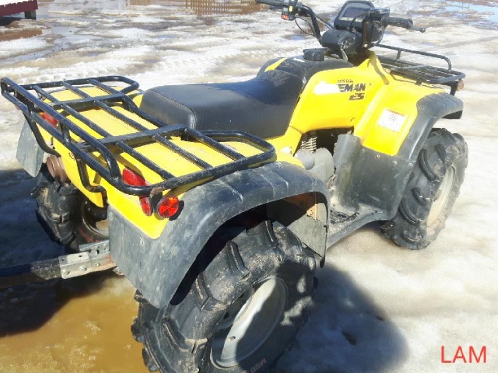 2001 Honda Foreman 450 Quad VIN ?78TE226214200666