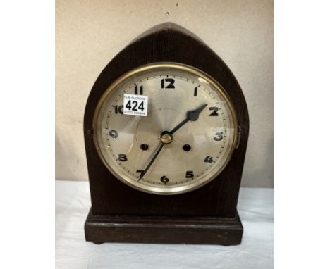 A bracket clock COLLECT ONLY