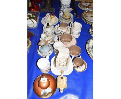 Mixed Lot: Various assorted tea wares and other items to include Poole Pottery