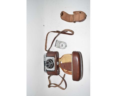Ilford Sportsman camera together with a light meter