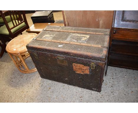 Vintage travel trunk