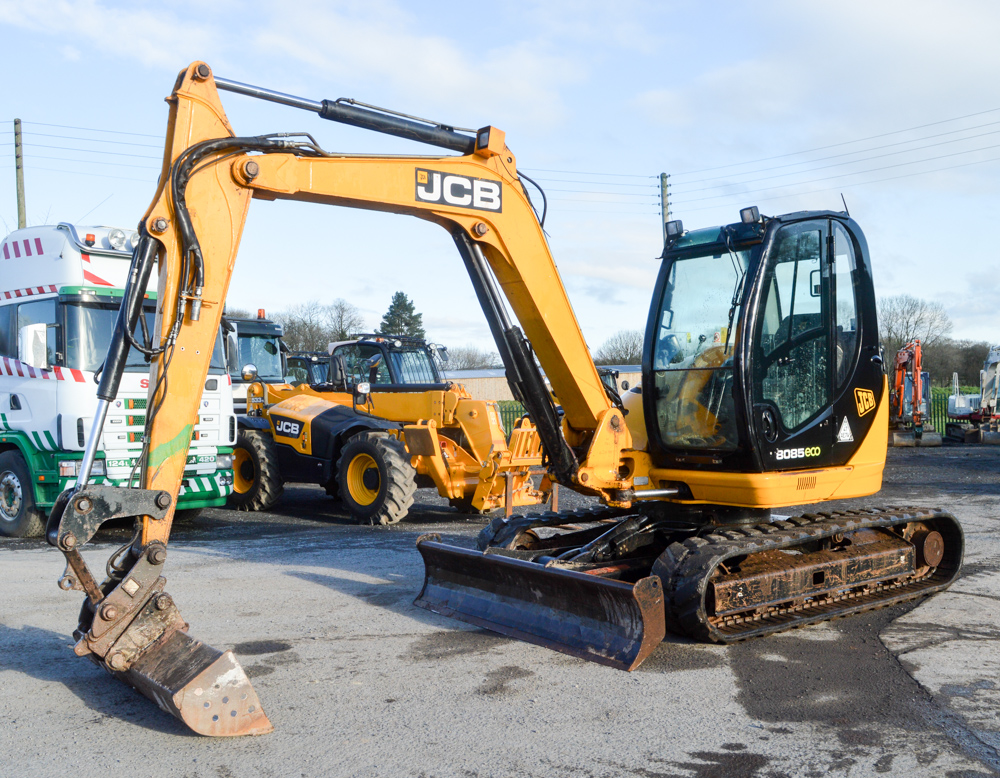 Jcb 8085 Zts Eco 8 5 Tonne Rubber Tracked Excavator Year 2011 S N