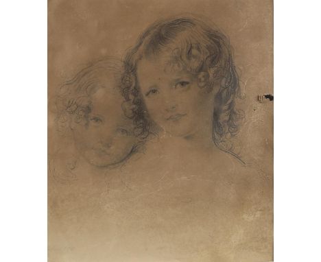 After Thomas Lawrence (British, 1769-1830), portrait of two sisters (1837). Lithograph. Framed and glazed. Image size 45 x 39