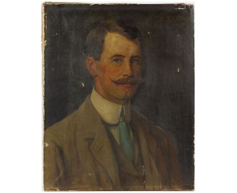 Frank Percy Wild (British, 1861-1950), portrait of a gentleman (1901). Signed and dated top right. Annotated verso. Image siz