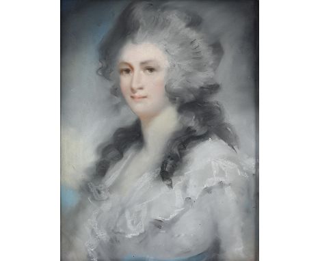 C. 1800 British School, portrait of a lady. Pastel. Framed and glazed. Image size 64 x 48cm.