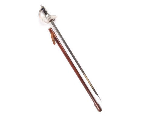 A new George VI 1897 pattern Indian Army  Infantry officer's sword, the blade and guard with "GRI" cypher, by Wilkinson Sword