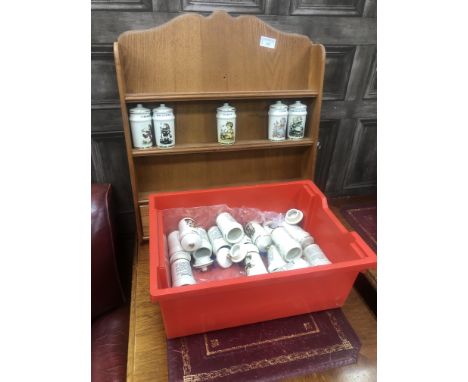 M.J HUMMEL LITTLE COMPANIONS SPICE JARS, set of 24, complete with original display rack and recipe cards
