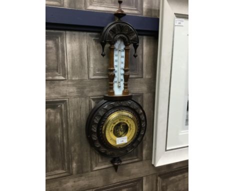 BANJO BAROMETER, 58cm high