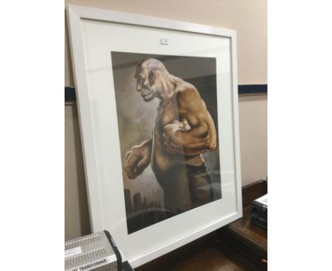 AFTER PETER HOWSON OBE (SCOTTISH b 1958), PRINT Mounted, framed and under glass, 65cm x 50cm