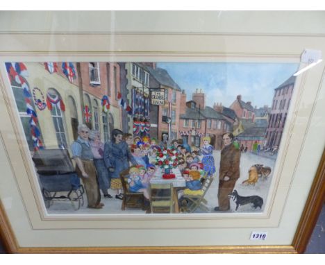 M LESTER (20TH/21ST CENTURY ENGLISH SCHOOL) ARR, FIVE LOCAL BANBURY AND SURROUNDINGS LANDSCAPE WATERCOLOURS, SIGNED, SIZES VA