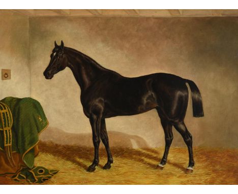 EDWARD BENJAMIN HERBERTE (1857-1893)PERO GOMEZ IN HIS STABLEOil on canvasSigned (lower left)67 x 89cm (26¼ x 35 in.)Provenanc