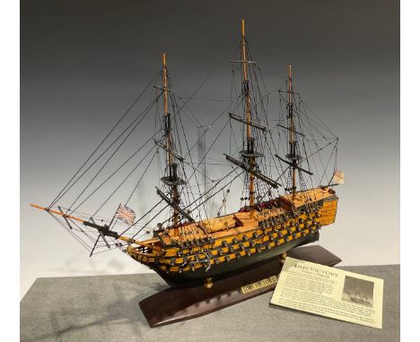 A Nauticalia HMS Victory Tribute model, 49cm, approx 1:140 scale. 