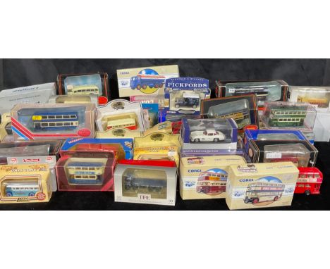 Toys &amp; Juvenalia - a collection of boxed and unboxed diecast model buses, various manufacturers including EFE Exclusive F