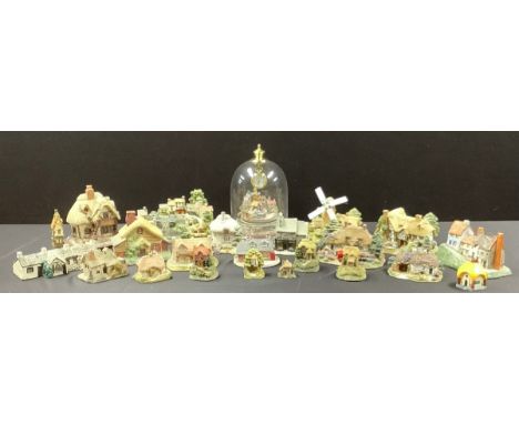 A Lilliput Lane model, Coalbrookdale; others, The Well  Wishers, Windy Mill, Pen Pals, Scotch Mist, Titmouse Cottage, Kendal 
