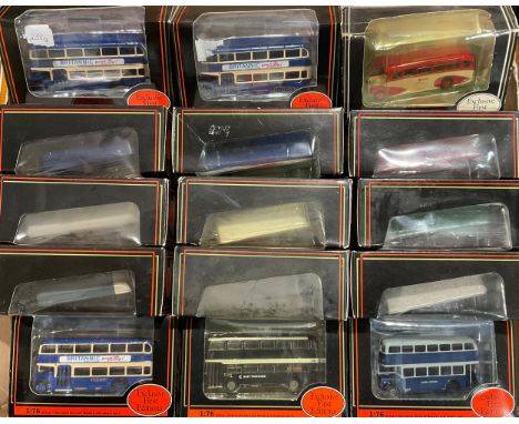 Toys &amp; Juvenalia - a collection of 1:76 scale EFE Exclusive First Editions model buses, each boxed (12) 