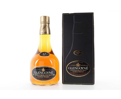 GLENGOYNE 17 YEAR OLD HIGHLAND SINGLE MALT  43% ABV / 70cl  Founded in 1833, Glengoyne distillery, just to the north of Glasg