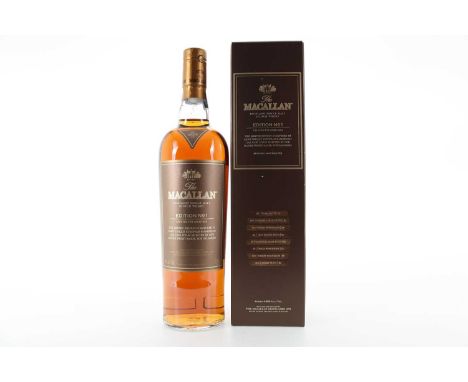 MACALLAN EDITION NO.1 75CL SPEYSIDE SINGLE MALT  48% ABV / 75cl  There are few distilleries in the world quite so revered as 