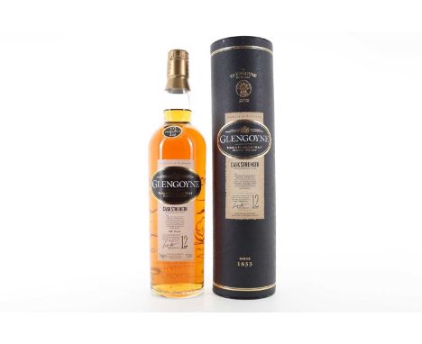 GLENGOYNE 12 YEAR OLD CASK STRENGTH HIGHLAND SINGLE MALT  57.2% ABV / 70cl  Founded in 1833, Glengoyne distillery, just to th