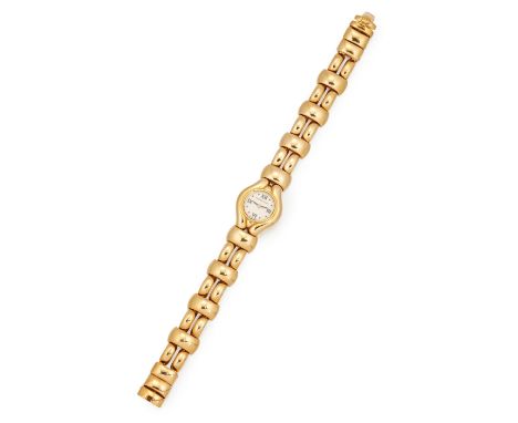 Audemars Piguet. An 18ct gold quartz bracelet watch Reference 29216, Movement number 266697, Circa 1990 Quartz movement Cal: 